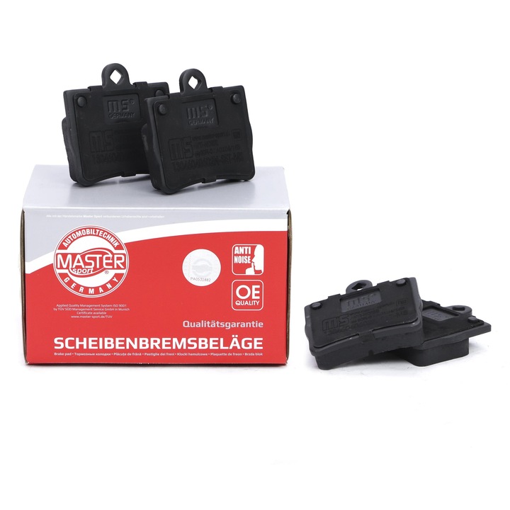 FÉKBETÉT KÉSZLET Master-Sport, MERCEDES C OSZTÁLY (W202) típushoz, 15mm vastagság, 64x63,1mm, fekete színű