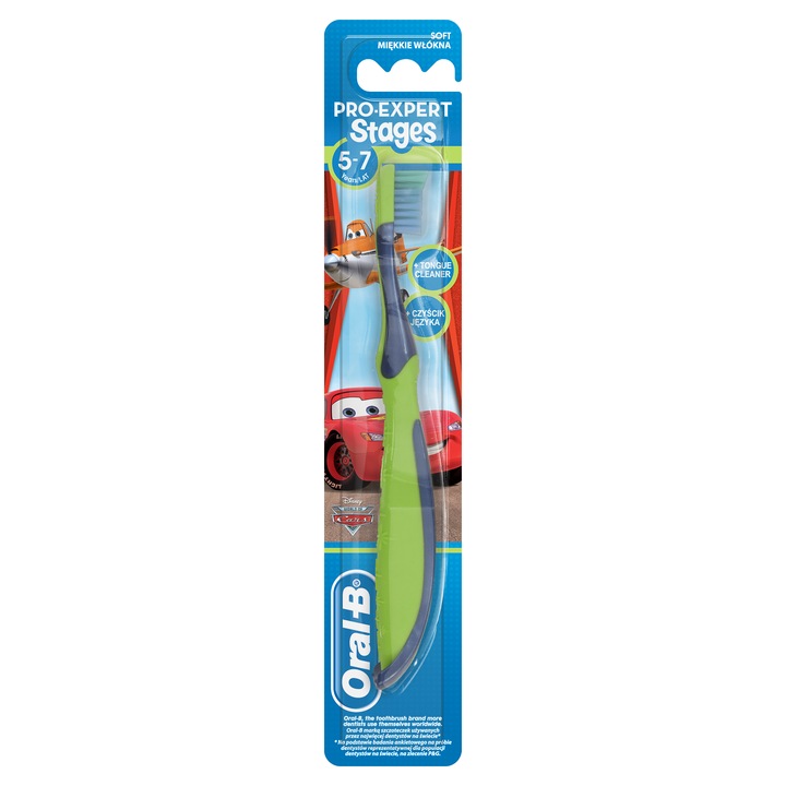 Periuta de dinti pentru copii Oral-B Stages 3, moale, 5-7 ani, Irlanda