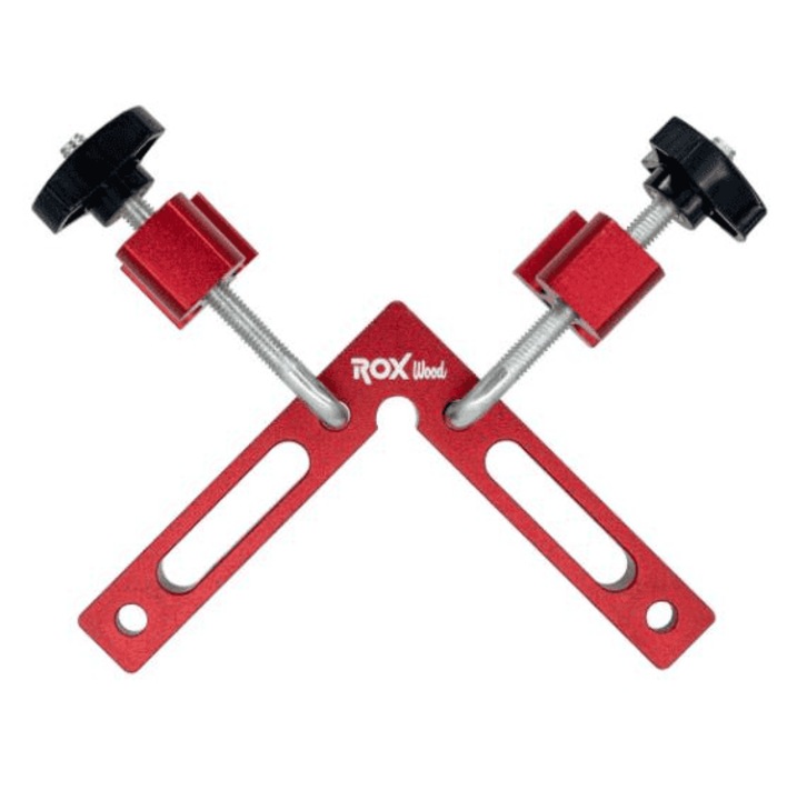 Clema de colt la unghi drept de prindere ROX Wood 153ROX0177, 55 mm