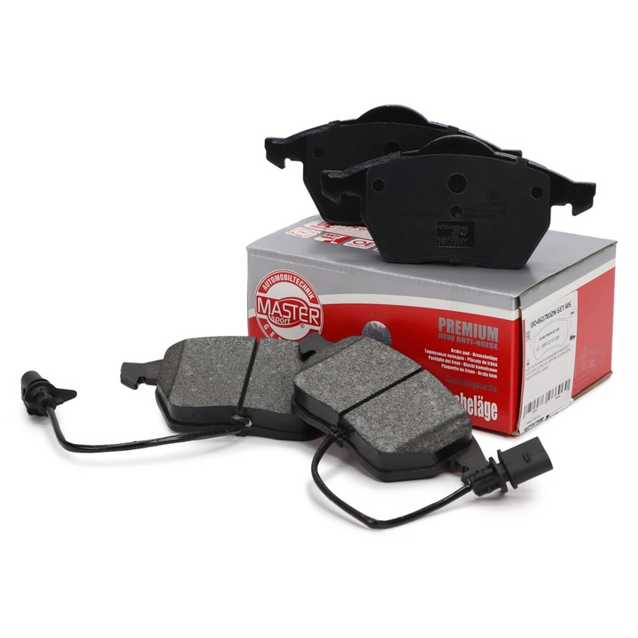 KLOCKI HAMULCOWE SET Master-Sport, AUDI A4 B5/B6/B7, A6 C5, SEAT, SKODA, VW, 200x156x20, multicolor