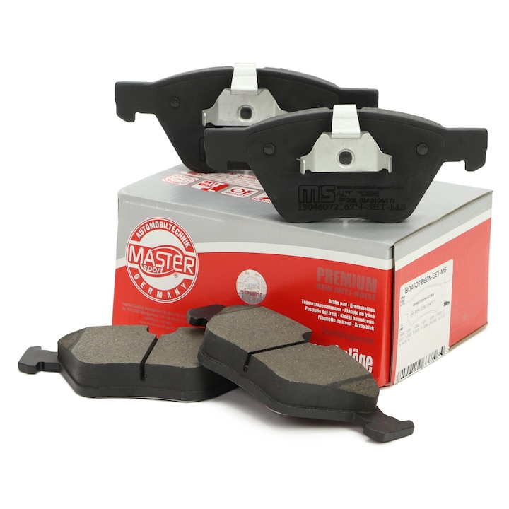 Set placute de frana fata Master-Sport pentru BMW 3 (E90, E91, E92, E93), X1 (E84), Z4 (E89), 155x63,6mm, fara contact uzura