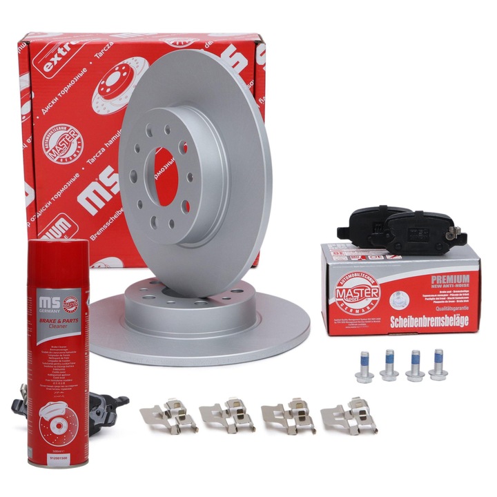 Master-Sport féktárcsa és fékbetét készlet, hátsó, 10mm, 251mm, többszínű
