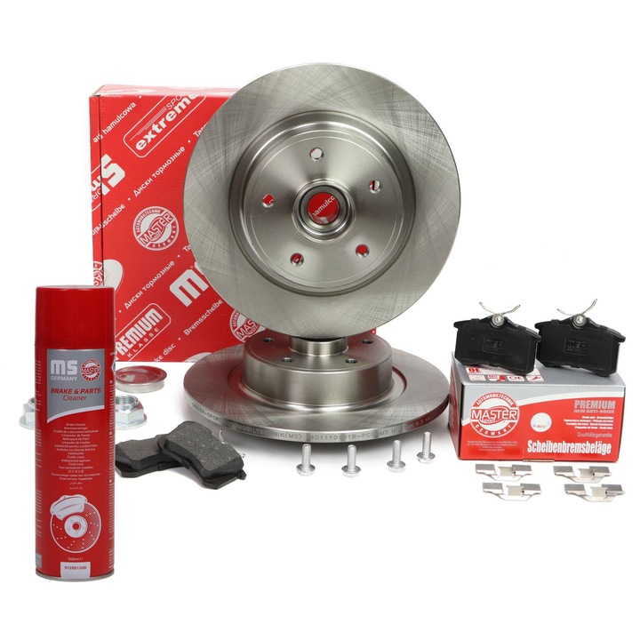 Master-Sport fékbetét és féktárcsa készlet, 5 lyukú, 274mm, 16,4mm, 2.0 dCi, többszínű