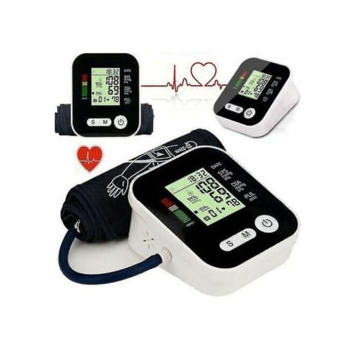 Tensiometru Lalamoli, monitorizare tensiune arteriala, LCD
