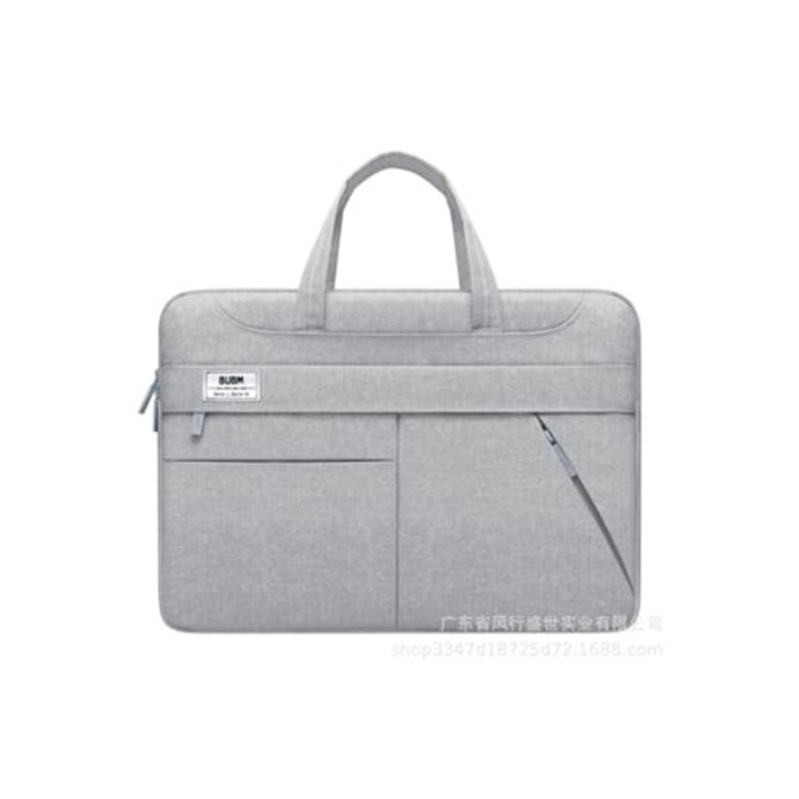 Laptop táska, Lalamoli, vízálló, kopásálló, szürke