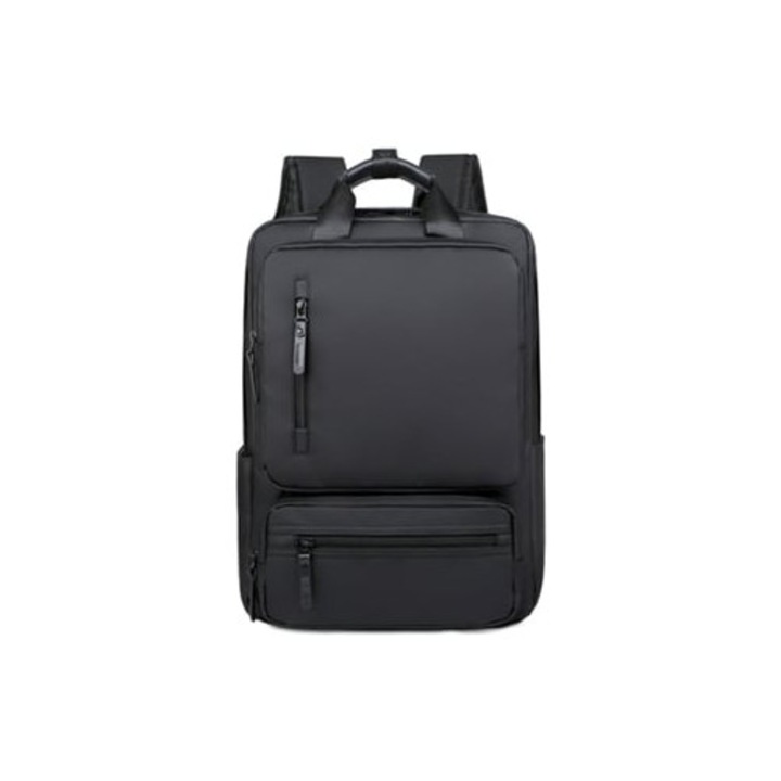 Férfi laptop hátizsák, Lalamoli, vízálló, 15.6 inch, fekete