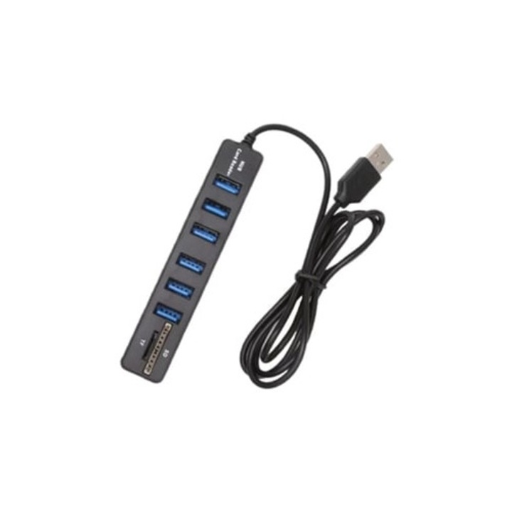 Hub 2.0, 8 az 1-ben, SD kártyaolvasó, többszínű