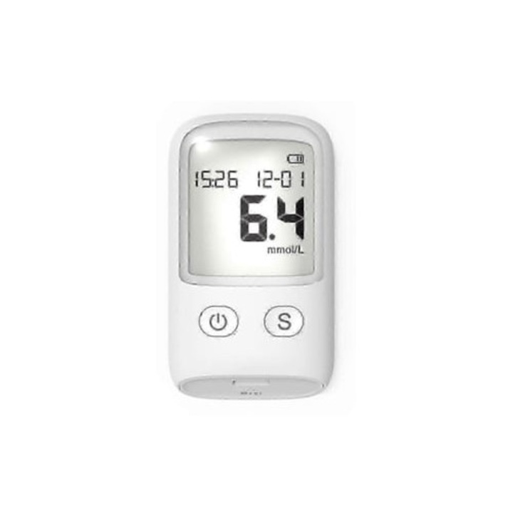 Kit complet monitorizare hemoglobina si glucoza, 50 benzi de testare