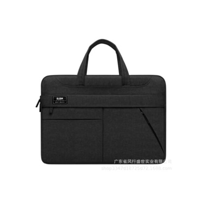 Laptoptáska, Lalamoli, vízálló, kopásálló, fekete