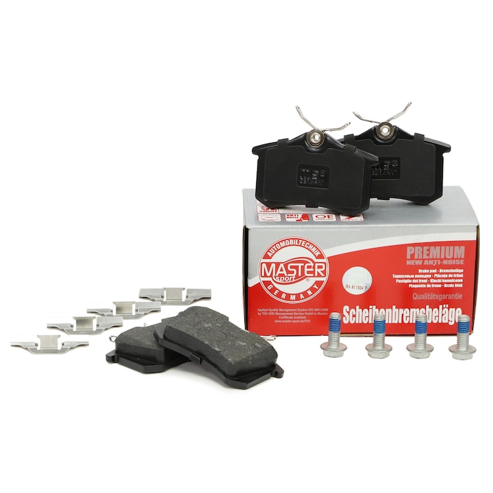 Master-Sport fékbetét készlet, Renault Fluence, Grand Scenic III, Megane III, szín: többszínű, méretek: 88x52,8mm