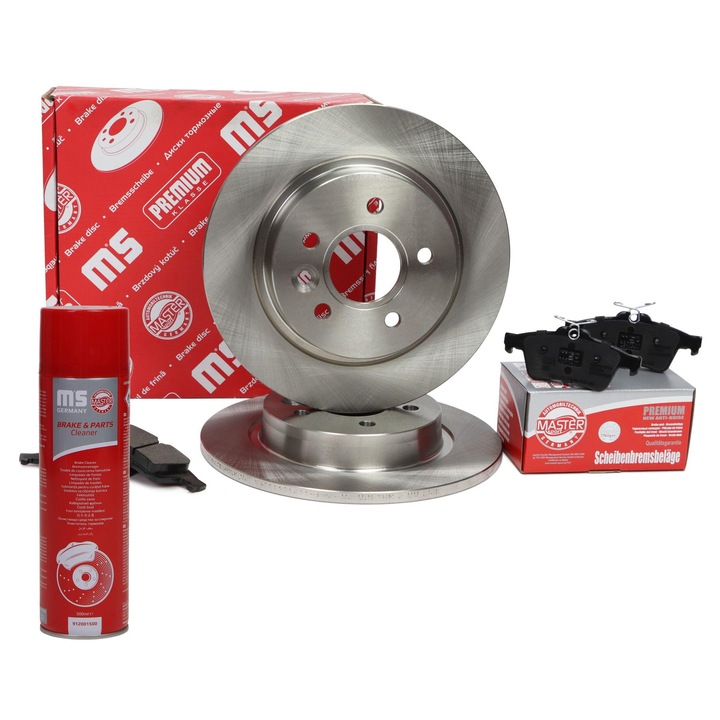 Fékdob és Fékpofa készlet Master-Sport, 280x41mm, 5 lyuk, hátsó