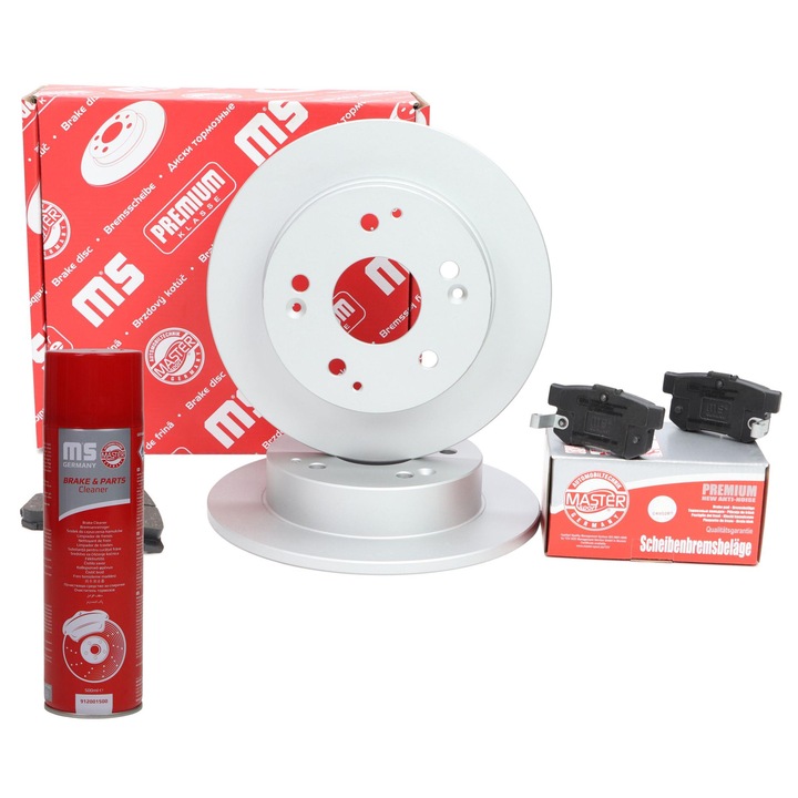 Комплект дискове и накладки Master-Sport, 5 отвора, 260x48.7мм, за Honda Civic VII