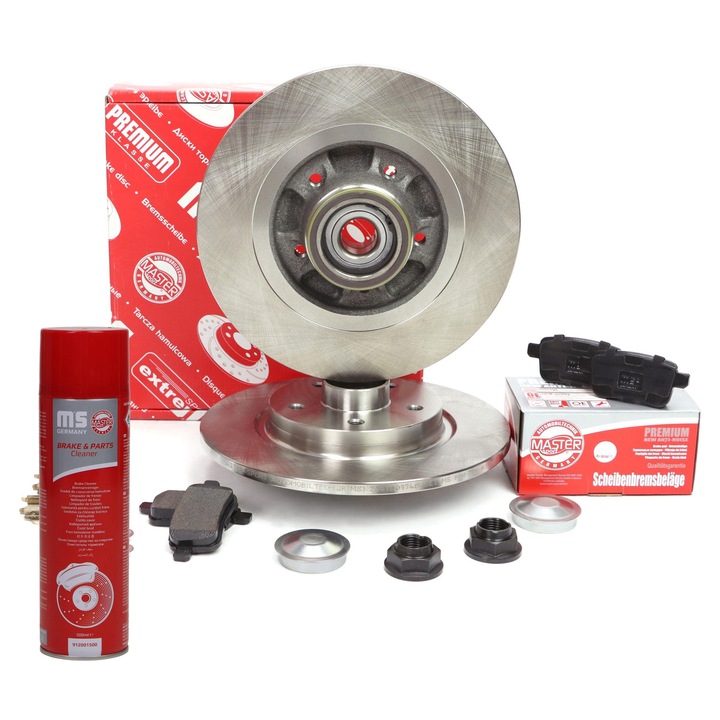 Master-Sport fékbetét és féktárcsa készlet, 5 lyuk, 274x43.8mm, Renault Kangoo II-höz