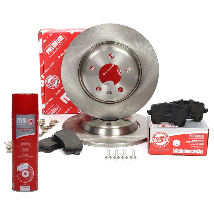 Master-Sport féktárcsa és fékbetét készlet, hátsó, 300x58,5mm, 5 lyuk, 12,35kg