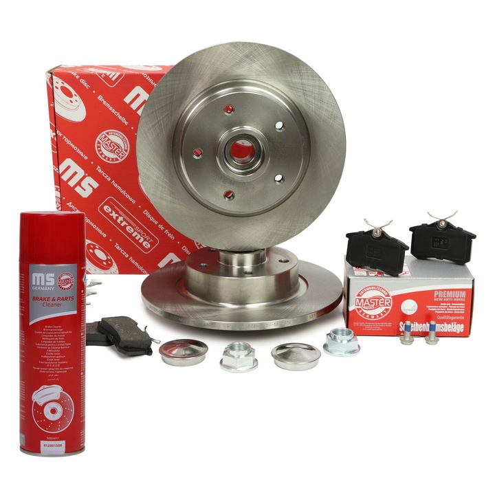 Master-Sport féktárcsa és fékbetét szett, 5 lyuk, 274x86mm, Renault-hoz