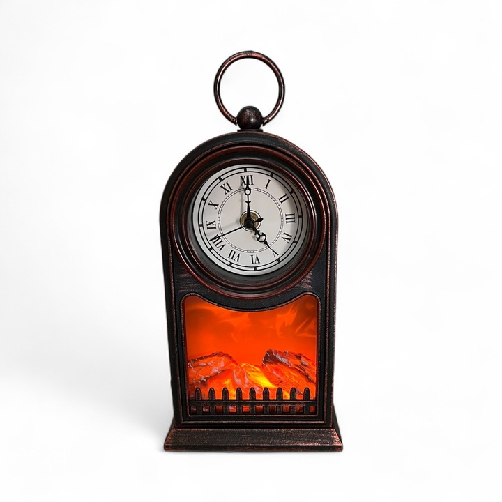 Semineu Decorativ cu Ceas Vermont