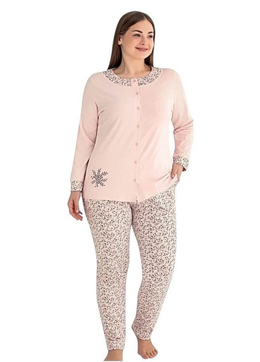 Pijama Dama, Ariela, Bumbac, Roz