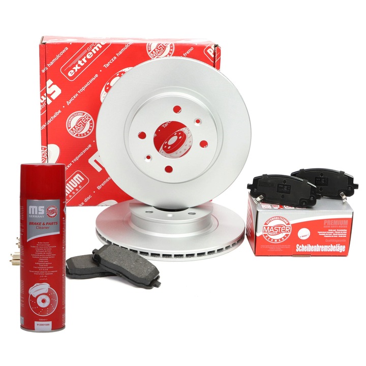 Master-Sport féktárcsa és fékbetét szett, szellőztetett, 256x116mm, Hyundai i20-hoz