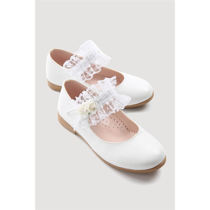 Gyermekcipő, Ökológiai bőr, Moda Trend, 331356, Fehér, 28