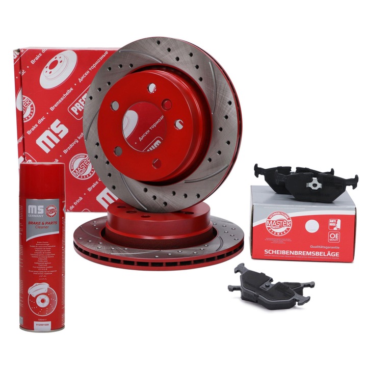 Fékbetét és féktárcsa készlet Master-Sport, szellőztetett, 276x60, BMW 3 E36/E46