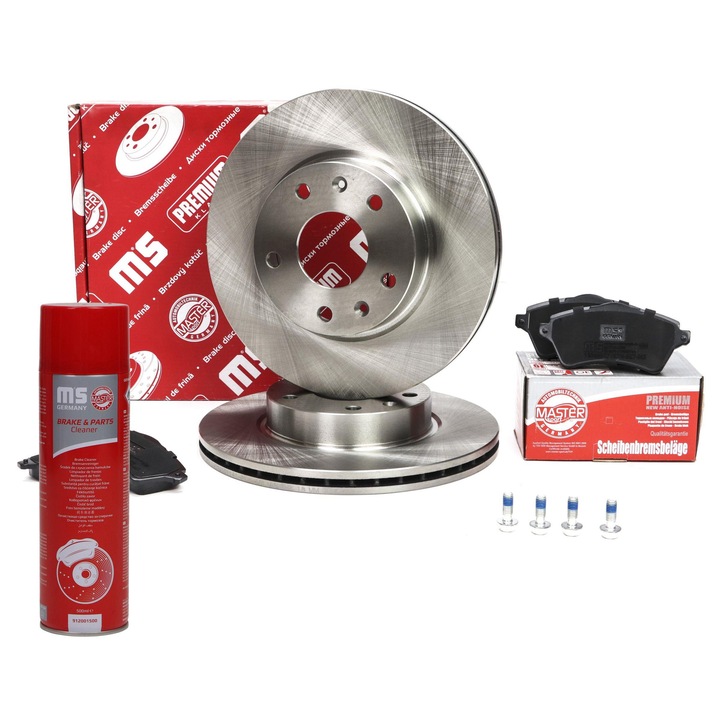 Master-Sport féktárcsa és fékbetét szett, szellőztetett, 5 lyukú, 277x62,1mm, Land Rover Freelander I-hez