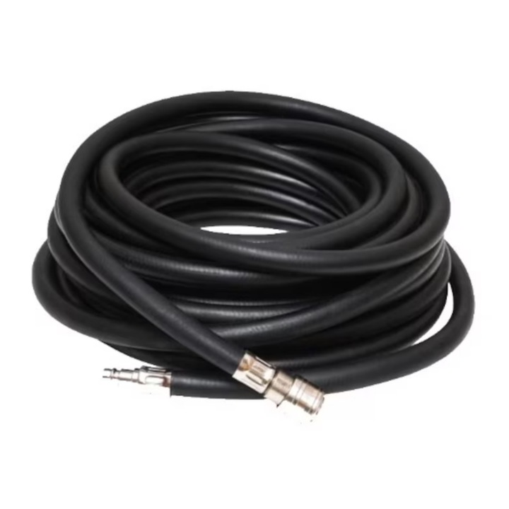 Furtun Compresor Aer Comprimat, 10 m, 6×12 mm, 20 Bari, Cauciuc Rezistent