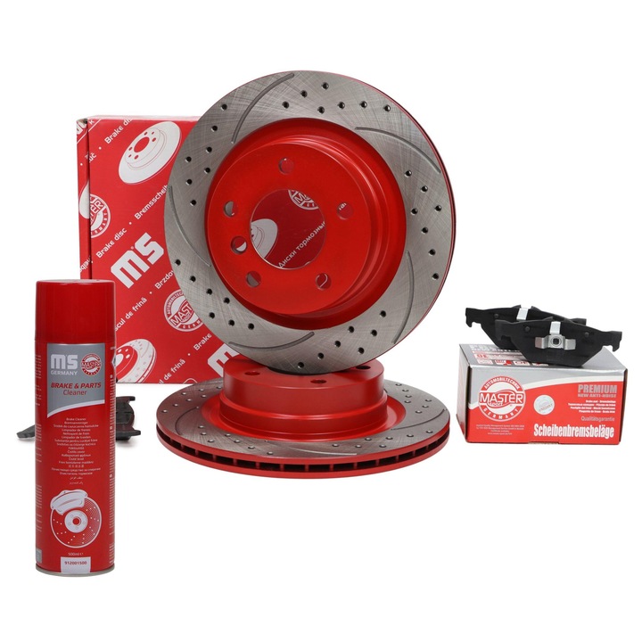 Master-Sport féktárcsa és fékbetét szett, szellőztetett, 300mm, BMW 1-es és 3-as sorozathoz