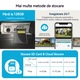 Camera de Supraveghere Inteligenta Video CCTV Dubla Omelivon® A19B, WiFi, 4MP, Exterior/Interior, Detectie Umana AI, Viziune Nocturna, Detectie Miscare, Rotire, Microfon Bidirectional, Lentile Duble, Stocare interna si Cloud, Incarcator，Alb/Negru