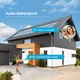 Camera de Supraveghere Inteligenta Video CCTV Dubla Omelivon® A19B, WiFi, 4MP, Exterior/Interior, Detectie Umana AI, Viziune Nocturna, Detectie Miscare, Rotire, Microfon Bidirectional, Lentile Duble, Stocare interna si Cloud, Incarcator，Alb/Negru