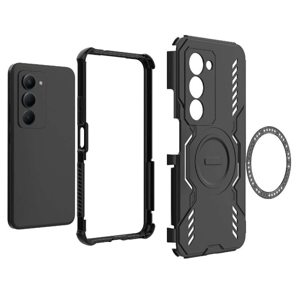 Husa pentru Xiaomi Redmi 15 4G / Redmi 15 5G - Techsuit ArmorMag Case - Black
