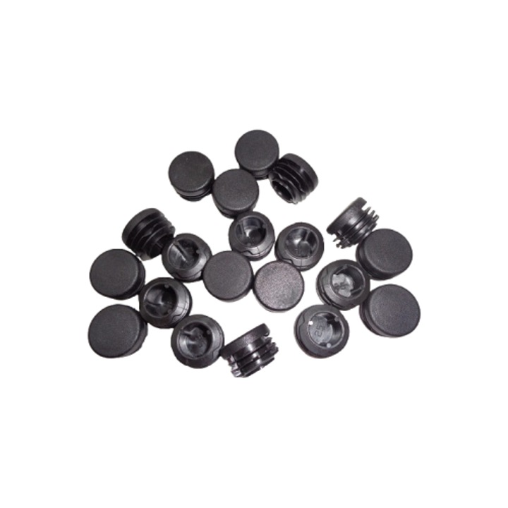 Set 20 capace plastic rotunde fi 25