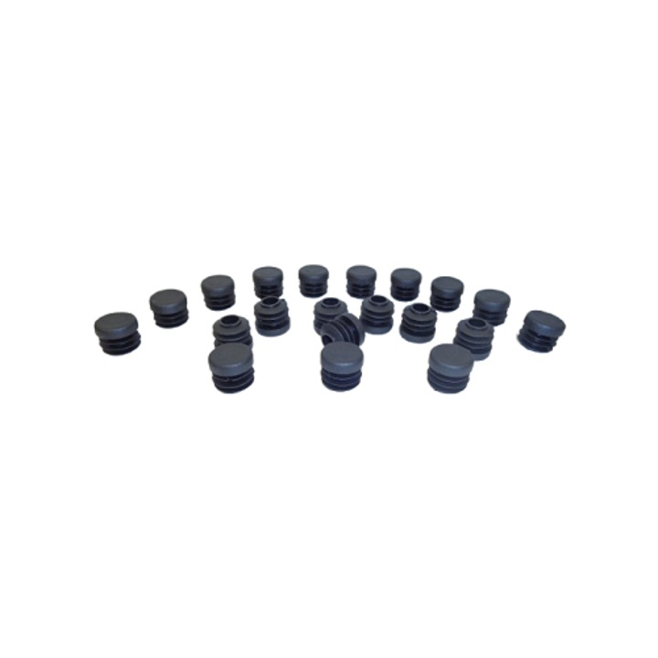 Set 20 capace plastic rotunde fi 18