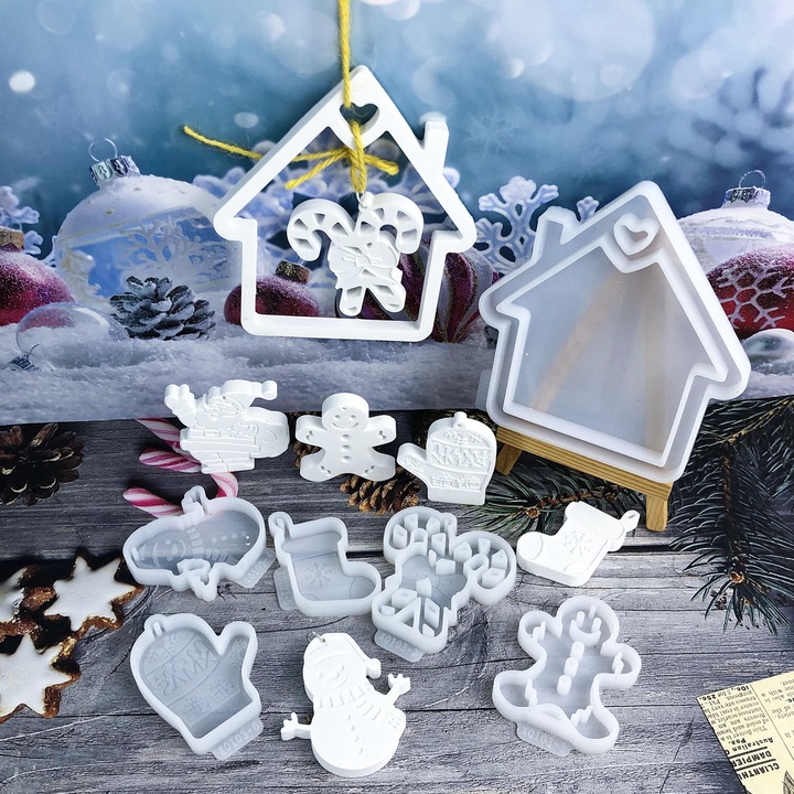 Set de matrite din silicon DIY pentru iubitorii de cofetarie si proiecte handmade