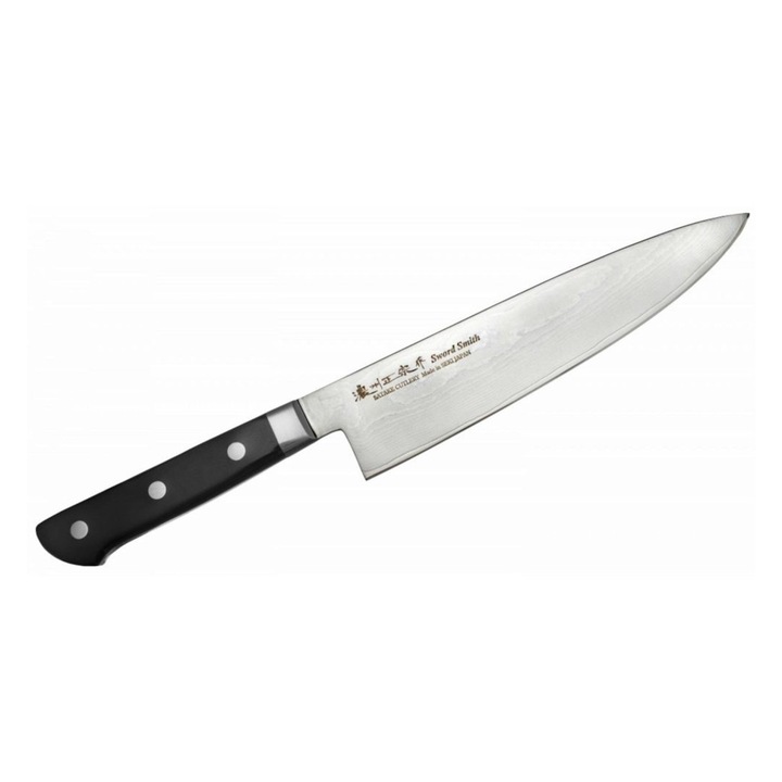 Satake 805-544 Daichi Gyuto (Chef) cutit de bucatarie japonez damasc, lungime lama 20 cm