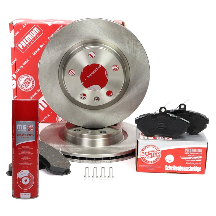 Master-Sport féktárcsa és fékbetét szett, szellőztetett, 280mm, 5 lyuk, 14.15kg