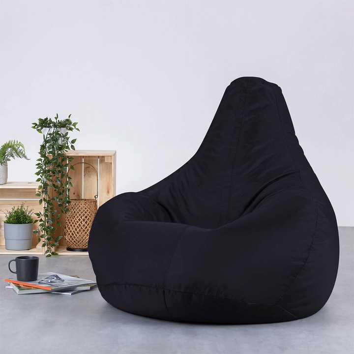 Пуф / Барбарон ТЕПА Голяма Круша, Водоустойчив, Черен