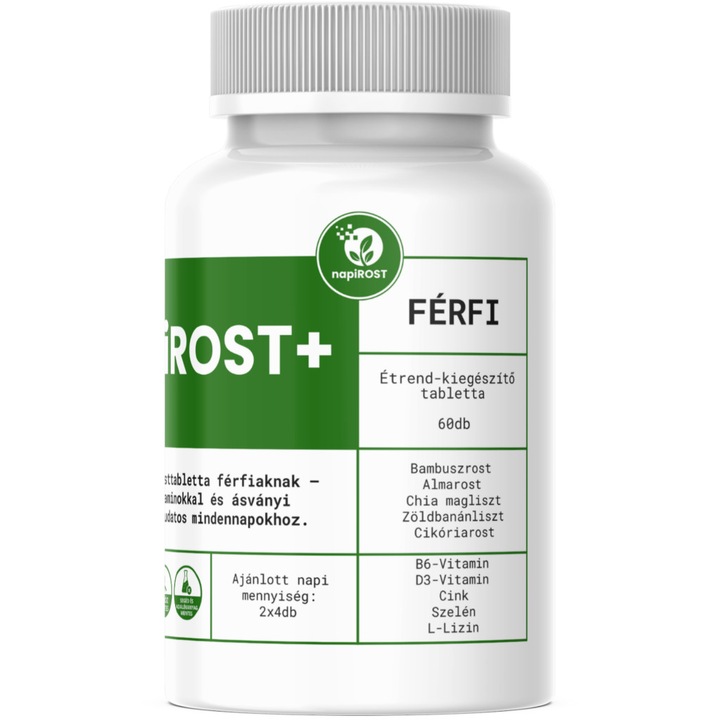 napiROST+FÉRFI - Rosttabletta mikrotápanyagokkal
