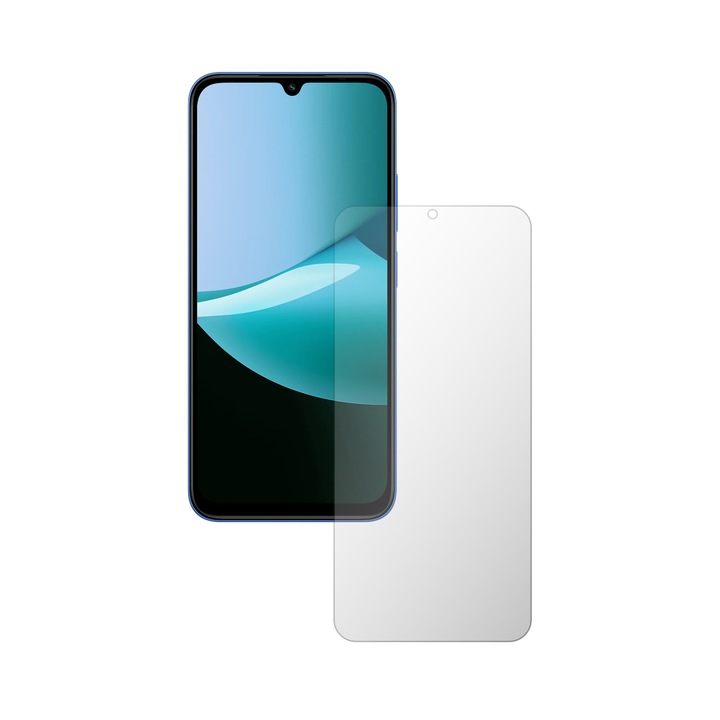 Протектор за екран iSkinz AutoRegeneranta Mata за Xiaomi Redmi 15C - Full Cut, Invisible Skinz UHD, Матов силикон с пълно покритие, Full Display Cover, Лепилен и гъвкав