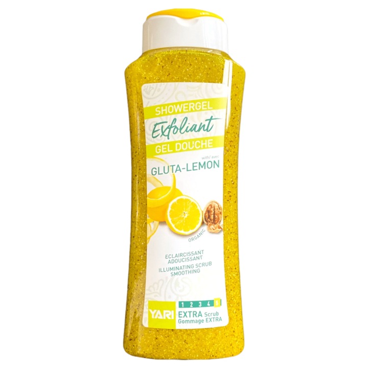 Gel de dus exfoliant Yari Gluta-Lemon 500 ml