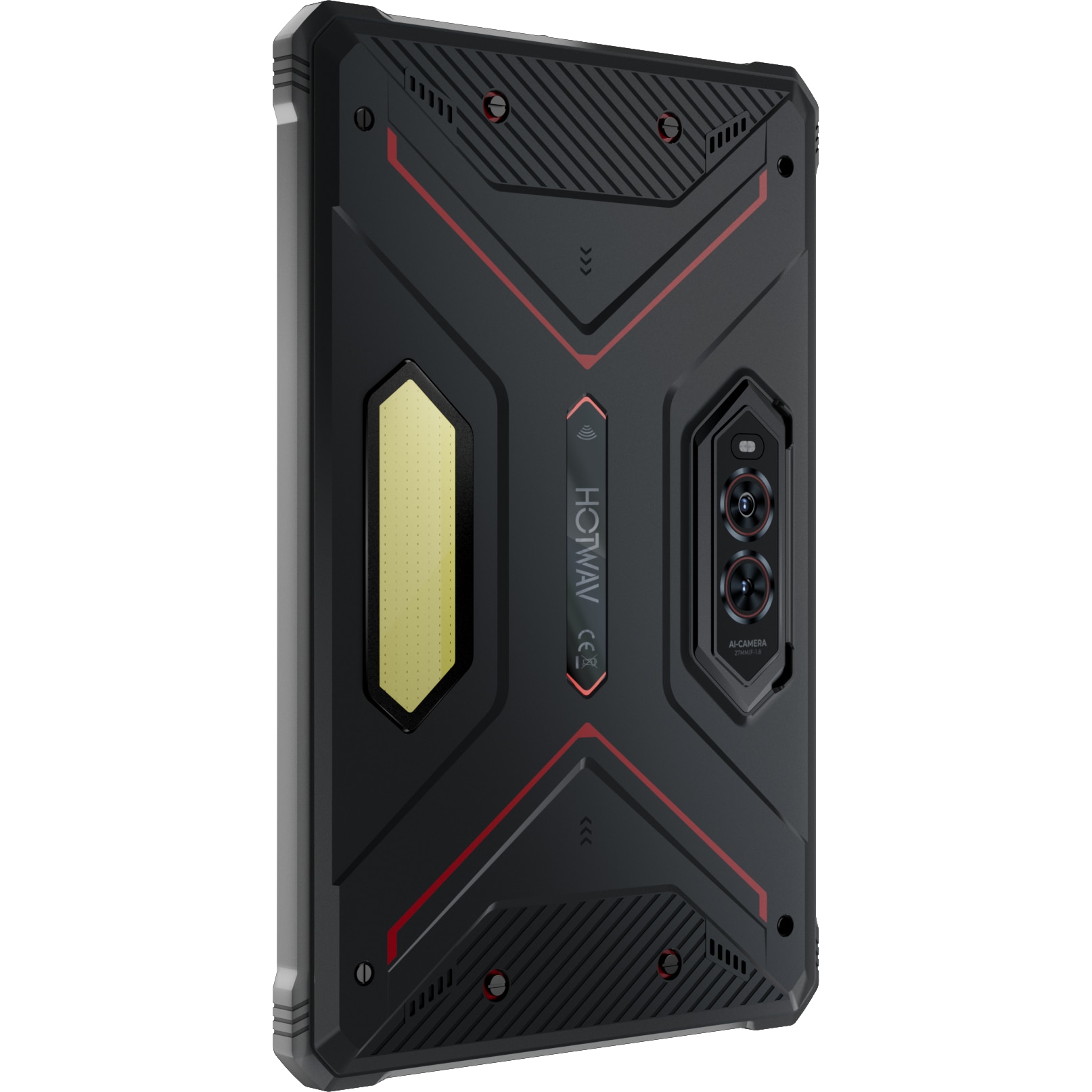 Tableta rugged Hotwav R9 Pro, 4G, Dual SIM, Procesor Octa-Core, IPS 11-inch 2K, 20GB RAM, 256GB, Camera 64MP + 16MP Fata, Wi-Fi, Bluetooth, GPS, 20000mAh, IP68 / IP69K, Android 14, Black