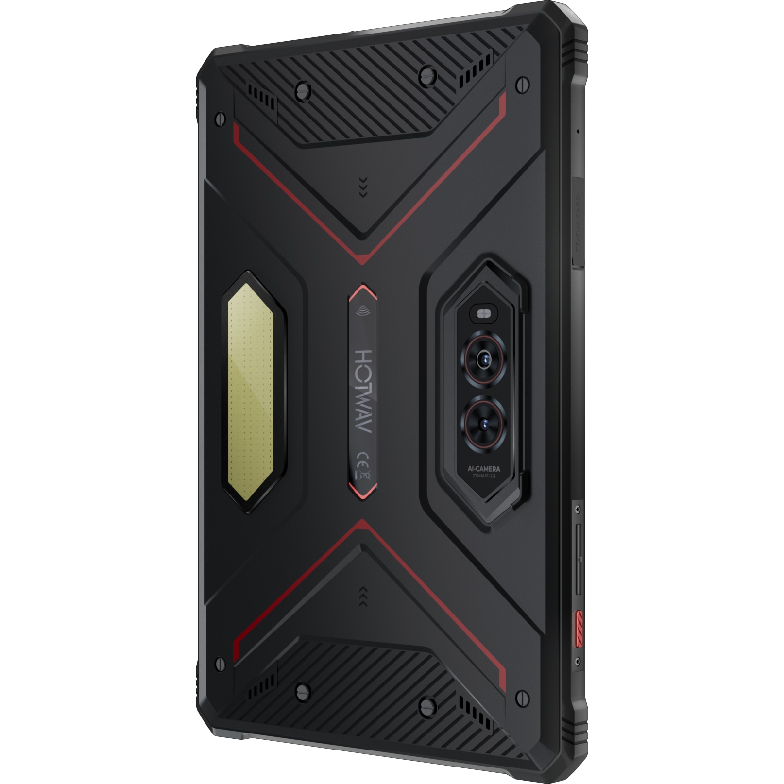Tableta rugged Hotwav R9 Pro, 4G, Dual SIM, Procesor Octa-Core, IPS 11-inch 2K, 20GB RAM, 256GB, Camera 64MP + 16MP Fata, Wi-Fi, Bluetooth, GPS, 20000mAh, IP68 / IP69K, Android 14, Black