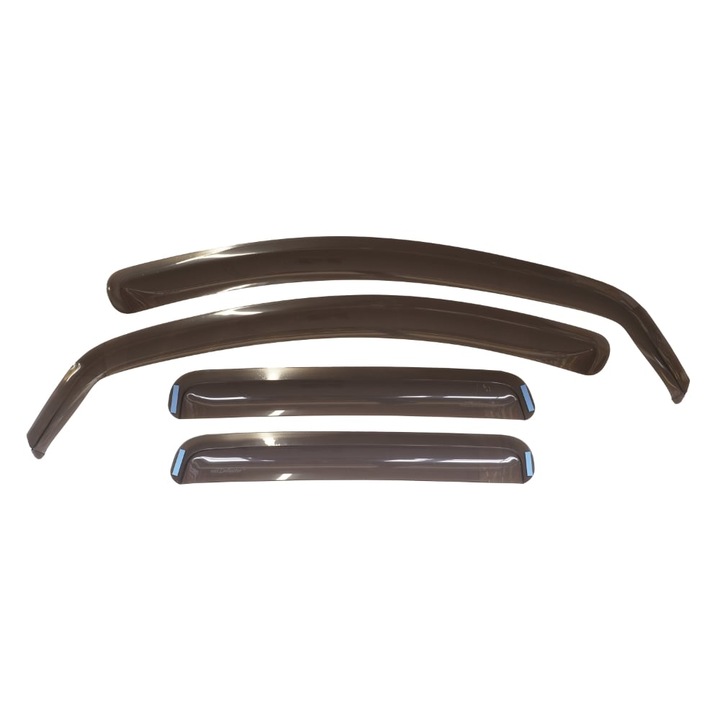 Set paravanturi față&spate Farad pentru Dacia Duster, fumuriu, 2010-2014