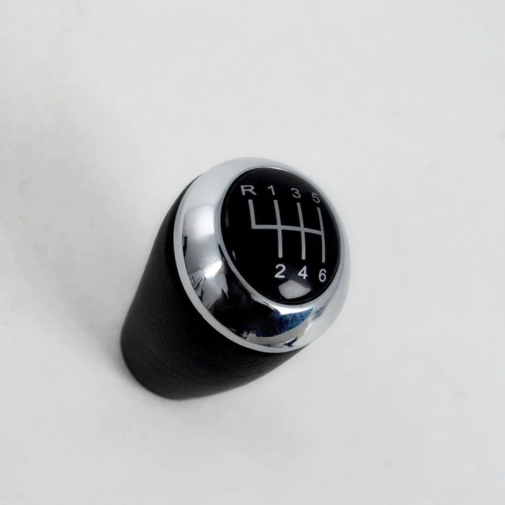 Топка за скоростен лост за Mazda 3, 5, 6 и CX-7, 6 сорости, черен цвят