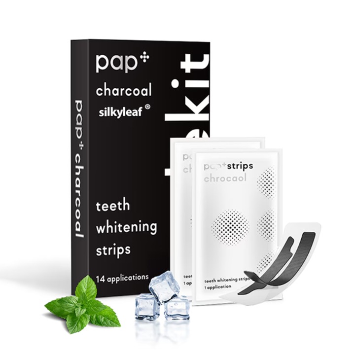 Ленти за избелване с активен въглен, 14-дневни избелващи ленти, избелване за чувствителни зъби, безопасно избелване на емайла, дълбоко премахване на петна, комплект за избелване на зъби (28 броя)