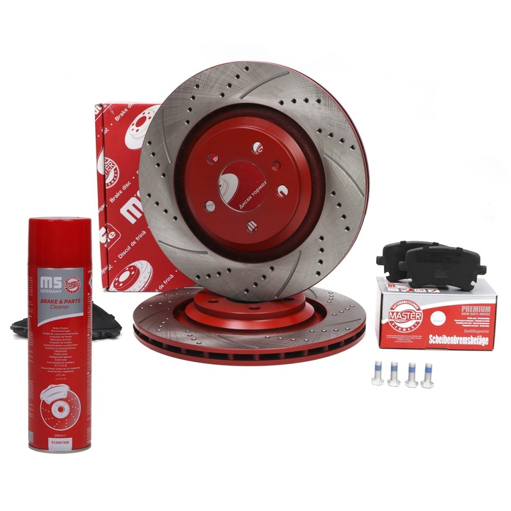 Master-Sport féktárcsa és fékbetét készlet, szellőző, 330mm, Audi A6 Allroad C6-hoz