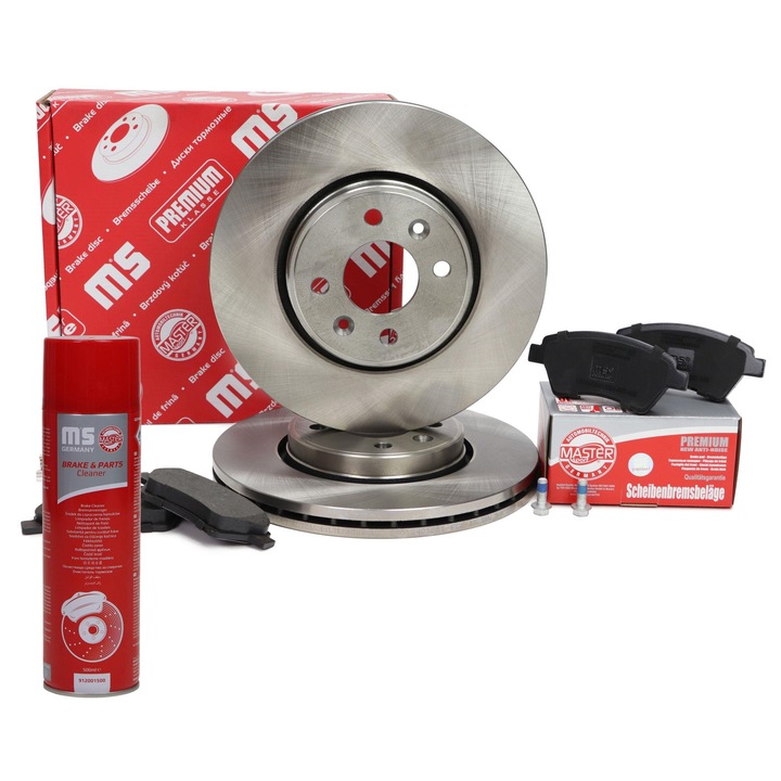 Master-Sport féktárcsa és fékbetét szett, szellőztetett, 280x24mm, Renault Kangoo/Megane/Scenic típusokhoz