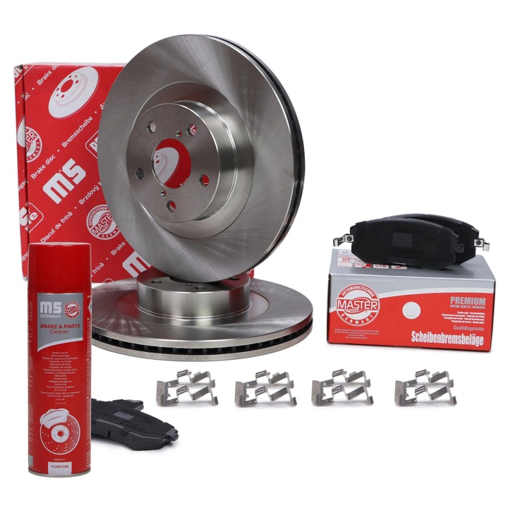 Master-Sport féktárcsa és fékbetét készlet, szellőztetett, 294x24mm, Subaruhoz