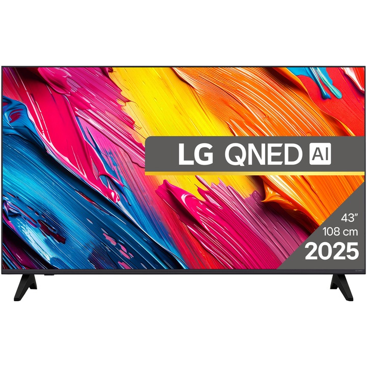 Телевизор LG QNED 43QNED70A6A, 43" (108 см), Smart, 4K Ultra HD, Клас G (Модел 2025)