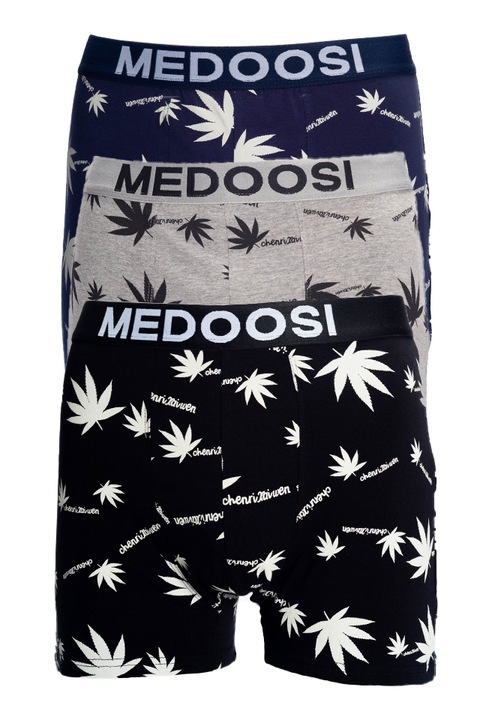 Boxeri Bărbătești din Bumbac Respirabil 11, Negru