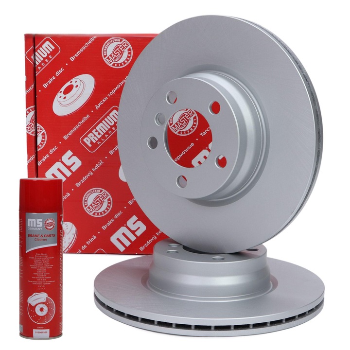 Master-Sport szellőztetett féktárcsák, 2 db-os készlet, 330x164mm, 24mm vastagság, bevonatos, BMW-hez